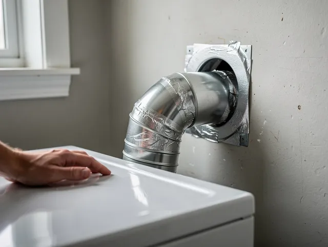 Littleton Dryer Vent Cleaning expert performing professional dryer vent repair and installation in Littleton